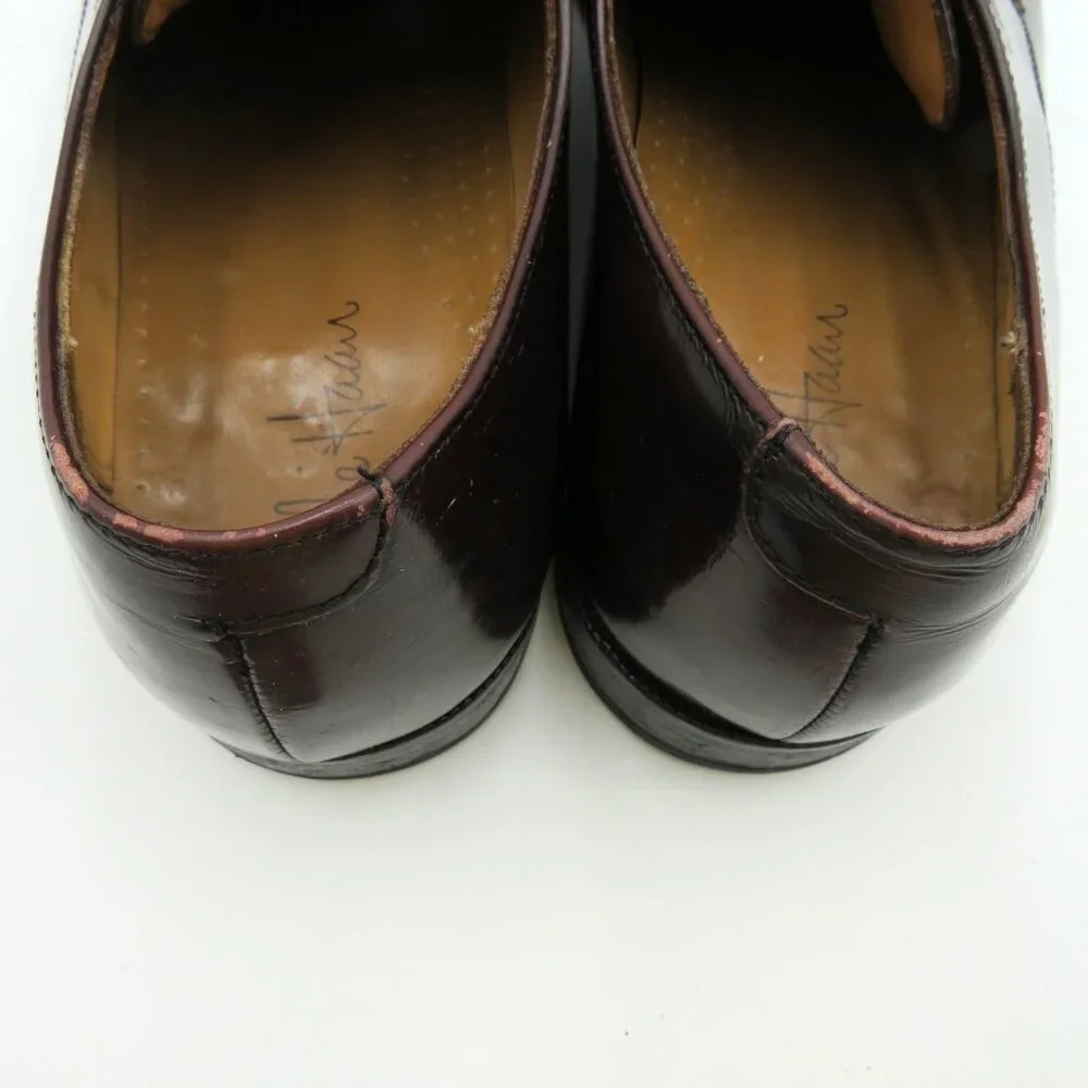 Cole Haan Dress‎ Shoes Mens Size 12 Brown Oxblood Cap Toe Leather Oxford Derby